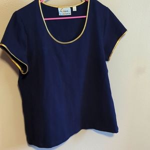Size L Navy Blue Tee